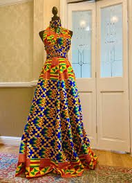 Kente Print Dress