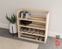 Wooden Shoe Rack